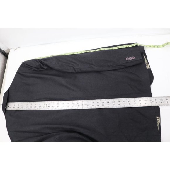 Ted baker sport coat men's 40L charcoal gray Debonair Movjak two button wool - Picture 9 of 16